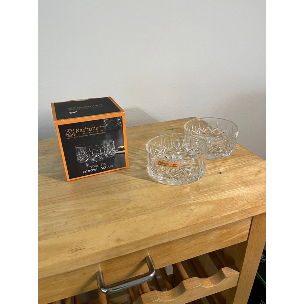 Nachtmann Noblesse Crystal Bowls Set of 2